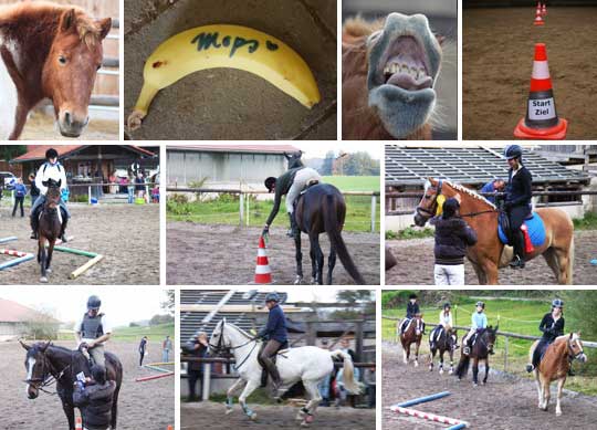 Reiterspiele in der Reitschule Weissauer