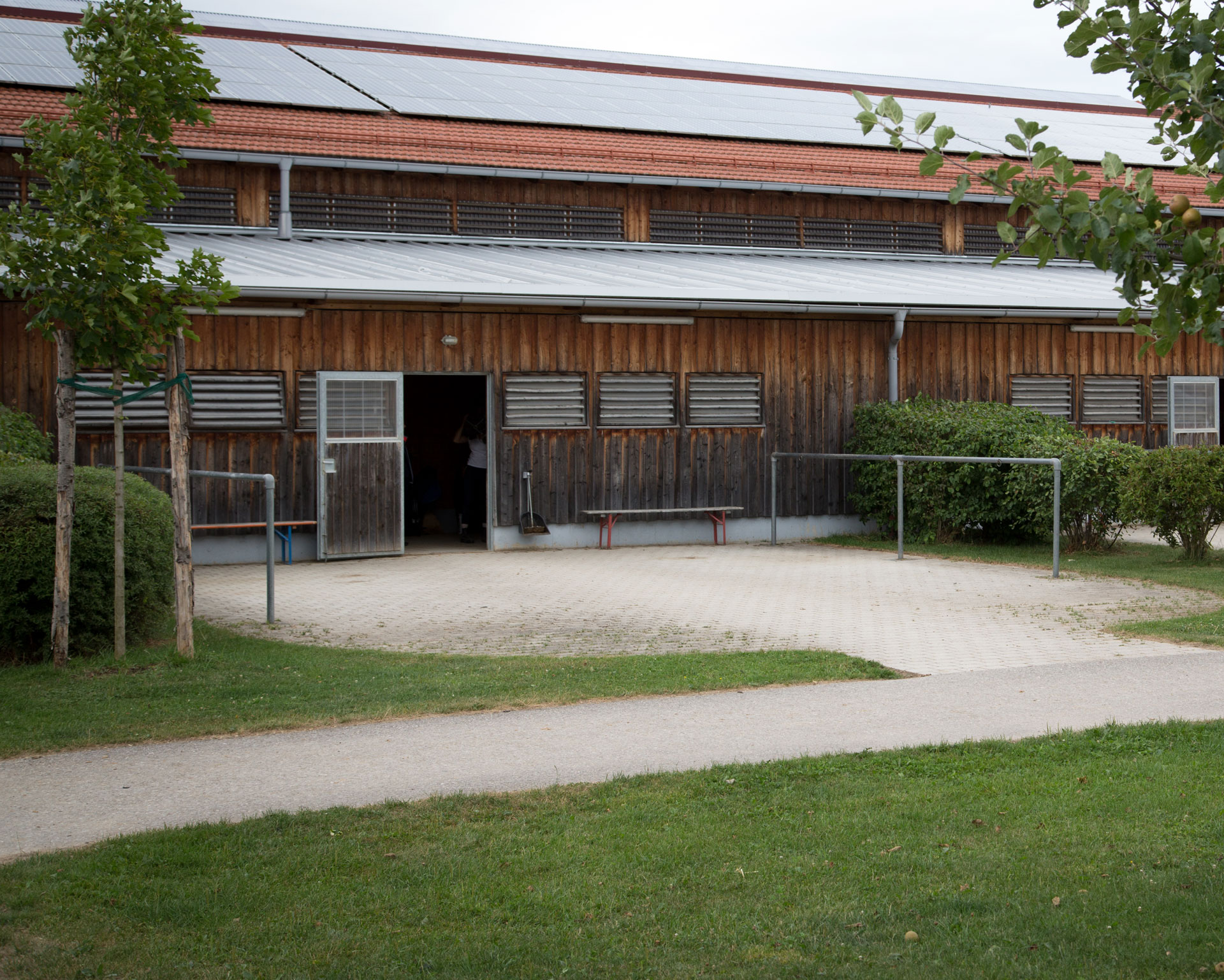 Putzplatz der Reitschule